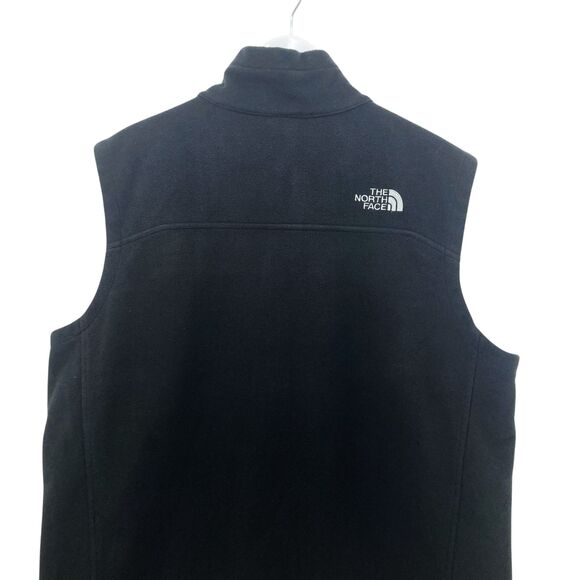 The North Face Front Range Fleece Vest - Men's L Full Zip Pockets Black Logo - Picture 4 of 14